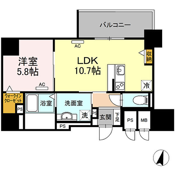 同じ建物の物件間取り写真 - ID:223031800962