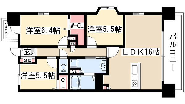 同じ建物の物件間取り写真 - ID:223031869715