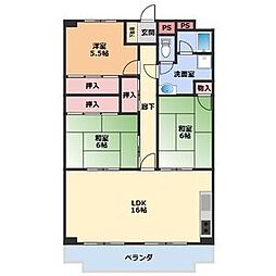 OS・SKYフレックス藤ケ丘 3LDKの間取図画像