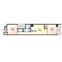 亀島テナントビル(仮) 2LDKの間取図画像