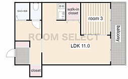 ダイアパレス大曽根 1LDKの間取図画像