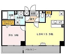 ロイヤルアベニュー 1LDKの間取図画像