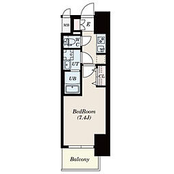 S-RESIDENCE豊国通 1Kの間取図画像