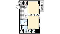 KDXレジデンス東桜1 ワンルームの間取図画像