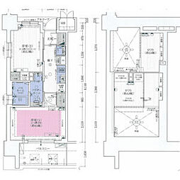 エステムコート名古屋駅前CORE 2Kの間取図画像