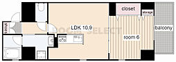 プロシード金山3 1LDKの間取図画像