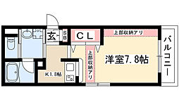 STEED3 ワンルームの間取図画像