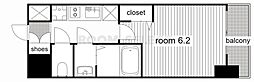 プレサンス栄フロント 1Kの間取図画像