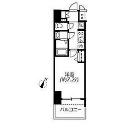 アドバンス名古屋モクシー 1Kの間取図画像