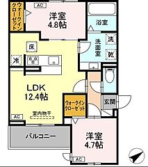 物件の間取り