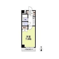 サンヒルズ藤ケ丘 1Kの間取図画像