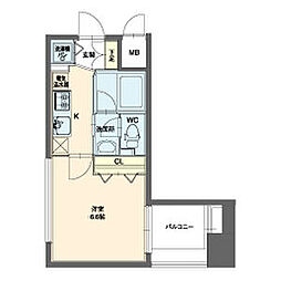 東桜コート 1Kの間取図画像