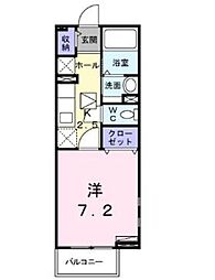 アーバンライフ 1Kの間取図画像