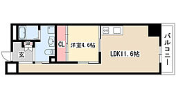 ザ・テラス丸の内 1LDKの間取図画像