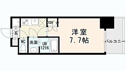 シエルブルー栄 1Kの間取図画像