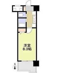 ソレイユ御器所 1Kの間取図画像