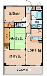 エトワール千代田 3LDKの間取図画像