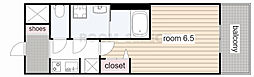 S-RESIDENCE今池駅前 1Kの間取図画像