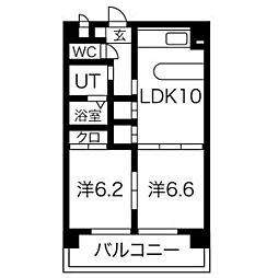JUNOS 2LDKの間取図画像