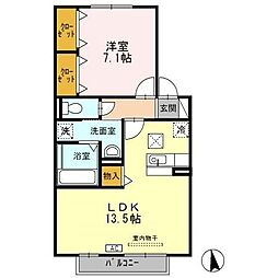 サンパルク 1LDKの間取図画像