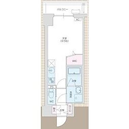 meLiV大曽根 1Kの間取図画像