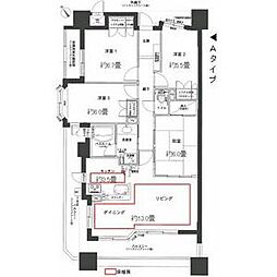 レジディア泉 4LDKの間取図画像