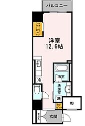 御幸レジデンス丸の内 ワンルームの間取図画像