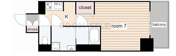 S-RESIDENCE鶴舞駅前 801｜愛知県名古屋市中区千代田５丁目(賃貸マンション1K・8階・24.40㎡)の写真 その2