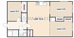 サンハイツいずみ 3LDKの間取図画像