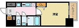 プレサンス丸の内アデル 1Kの間取図画像