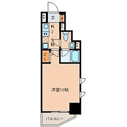 ベレーサ名駅ウエスト 1Kの間取図画像