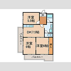 物件の間取り