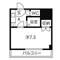 セントラルハイツ滝川4階4.3万円