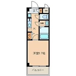Stella 1Kの間取図画像