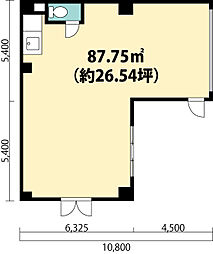 ライオンズマンション中央林間駅前 ワンルームの間取図画像