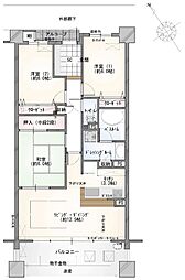 サーパスシティ小立野 3LDKの間取図画像