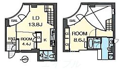 Ｌａ・Ｓｕｉｔｅ 4階2LDKの間取り