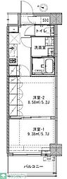 crealpremier明大前 2Kの間取図画像