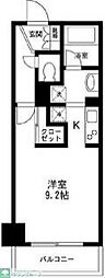 レジディア荻窪 ワンルームの間取図画像