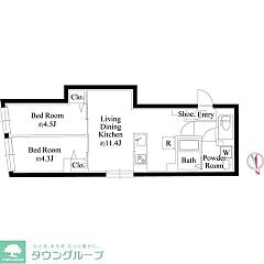 物件の間取り