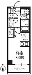 T'sgarden高円寺 1Kの間取図画像