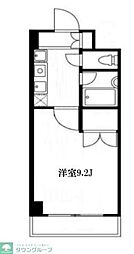 アパートメンツ練馬北町 2階1Kの間取り