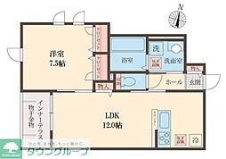 ＳＯＰＨＩＡ方南 101 1階1LDKの間取り