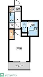 ＣＩＴＹ　ＳＰＩＲＥ　東小金井 1階1Kの間取り