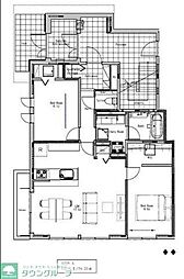 Ｌａ　ｖｉｅ　Ｒａｄｉｅｕｓｅ　ラ　ヴィ　ラディユズ 1階2LDKの間取り