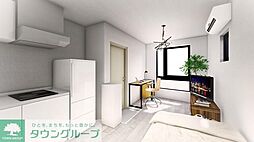 プレミア八幡山 402 4階ワンルームのリビング/ダイニング