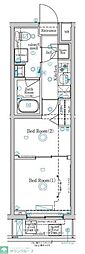 ラフィスタ練馬春日町 2階2Kの間取り