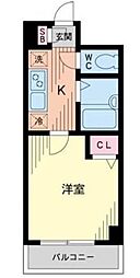 アプレシティ高円寺 1Kの間取図画像