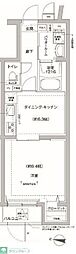 RELUXIA方南町II 1DKの間取図画像