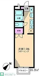 キロロ弐番館 1Kの間取図画像